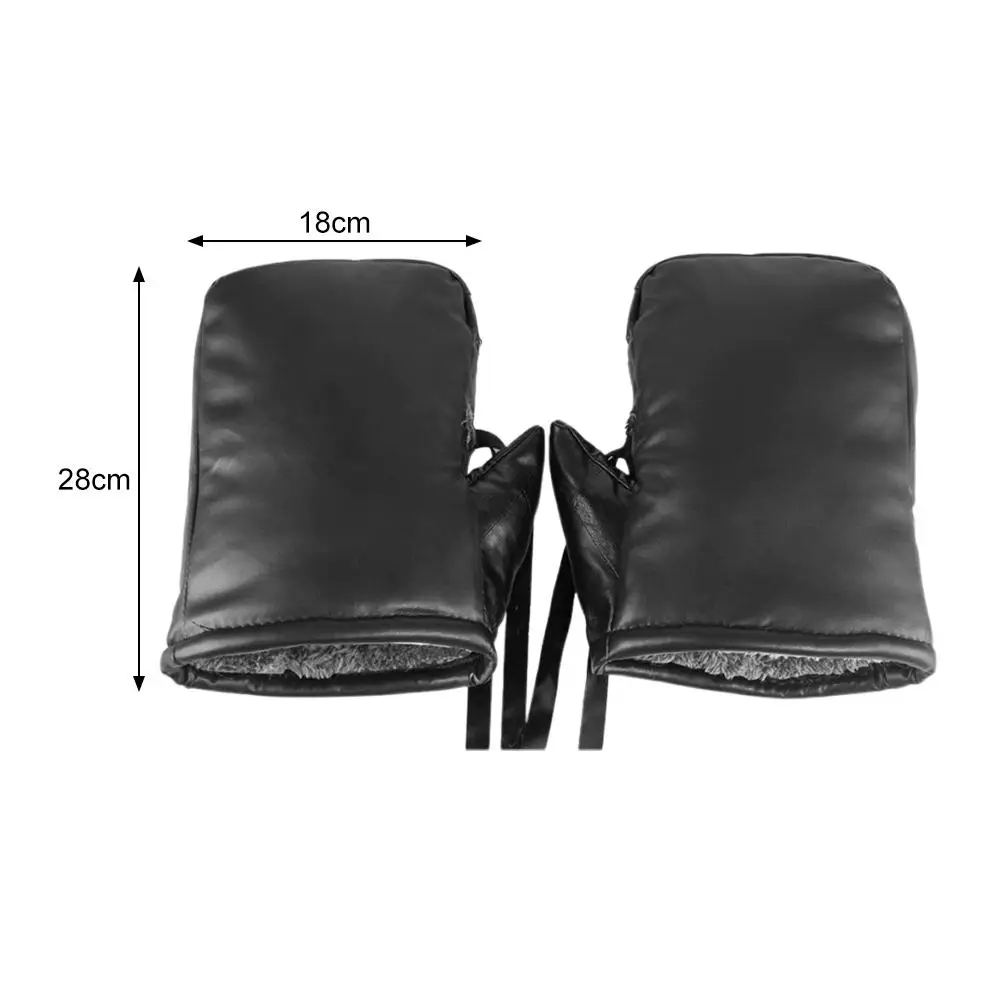 دراجة نارية المقود يفشل معدات الشتاء قفازات دفئا قفازات مقاوم للماء غطاء مقبض الدراجة أغطية اليد تدفئة ﻿