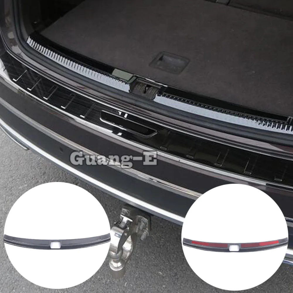 

Trunk Inner Guard Rear Bumper Trim Covers Stainless Steel Car Accessories For VW Volkswagen Teramont Atlas 2021 2022 2023 2024