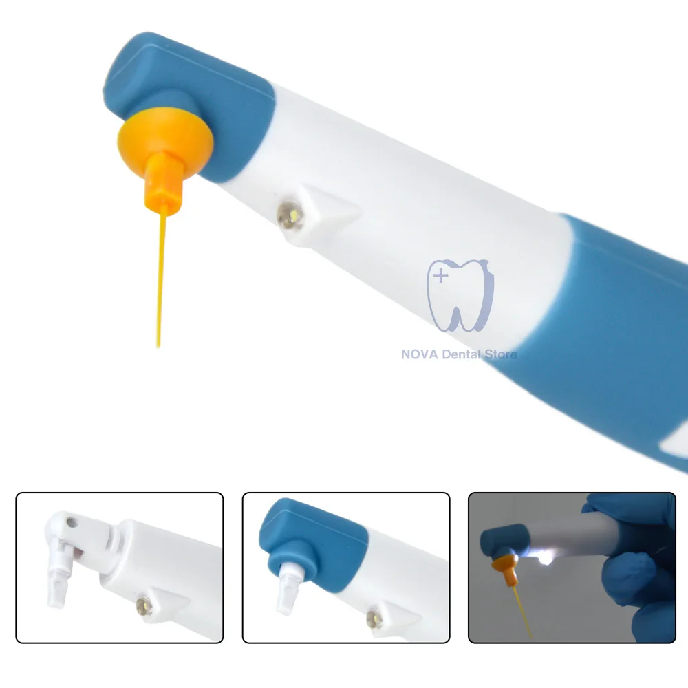 Dental Wireless LED Endo Activator Dentist Endo Ultrasonic Irrigator Root Canal Vibration Cleaning with 60 Tips