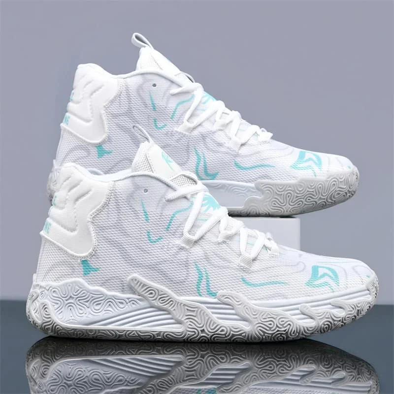Herren Basketballschuhe Atmungsaktive Sneakers Leichte Damen Hochwertige Athletische Laufschuhe Unisex Trainer Outdoor Unisex – Detail 3