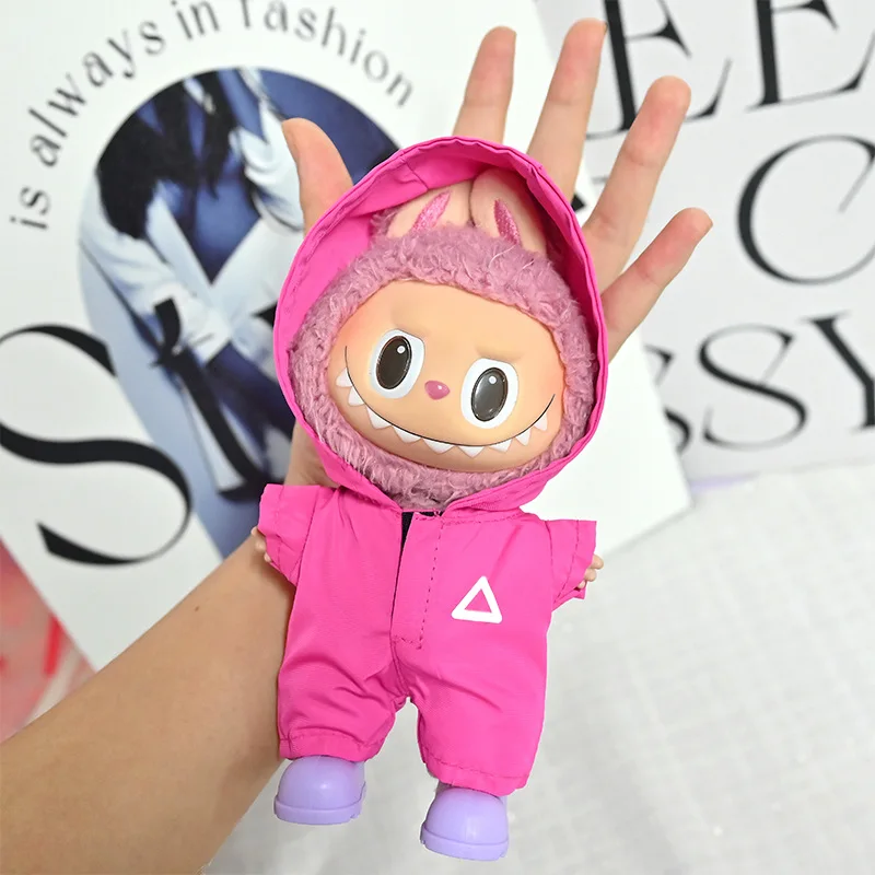 

Fashion Doll Squid Jumpsuit Set for 17cm Labubu V2 V1 Doll's Kawaii Clothing Different Styles Cosplay Dress Kid Toy Gifts