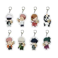 Anime Jujutsu Kaisen Gojo Satoru Fushiguro Megumi Itadori Yuji  Acrylic Figure Model Key Chain Pendant Toy Gift Accessories