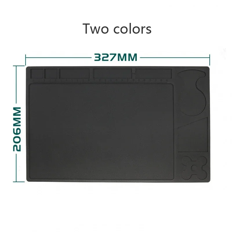 YIHUA 2 colori Resistenti Al Calore di Saldatura Zerbino BGA PCB Con Magnetico Isolamento termico Pad di Lavoro di Saldatura Del Silicone Zerbino