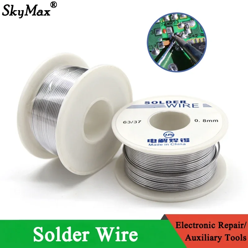 

1PCS 0.8/1.0mm High Purity Low Melting Point Solder Wire Small Coil Solder Wire Welding Repair Tool 50g/100g