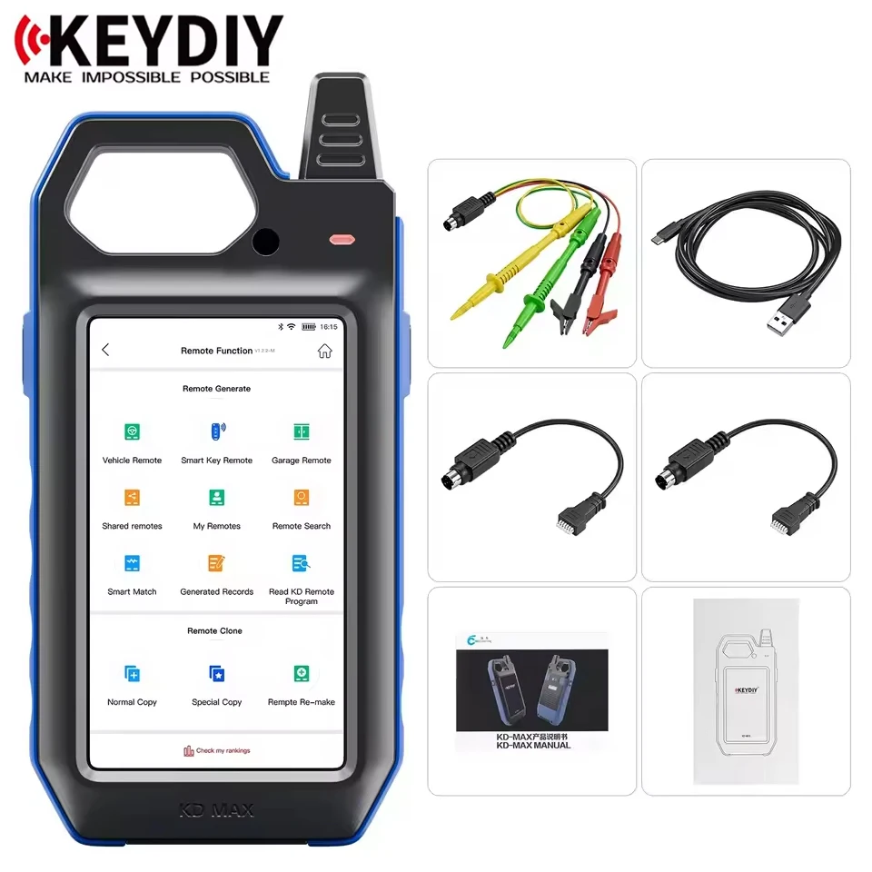 KEYDIY KD MAX أداة مبرمج المفاتيح التلقائية مولد رقاقة قارئ التردد اختبار متعدد الوظائف الذكية أونلوكر جهاز #1