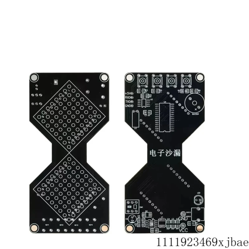 

DC 5V LED Dot Matrix Electronic Hourglass DIY Kit Gravity-Sensing Timer Soldering Practice Electronics DIY Components Micro USB