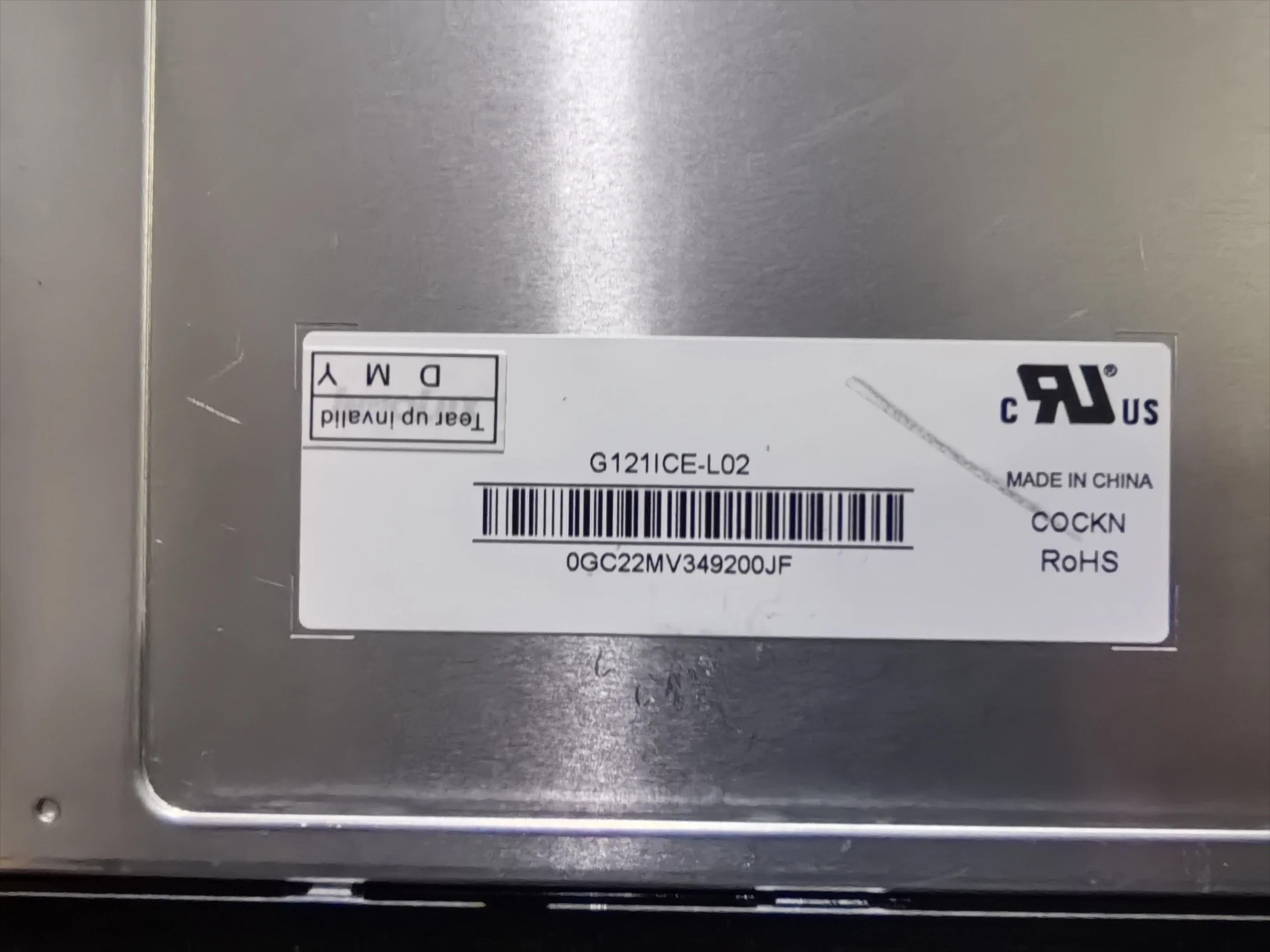 Original G121ICE-L02 12.1-inch LCD screen, tested and available in stock G121ICE-L01 G121I1-L01