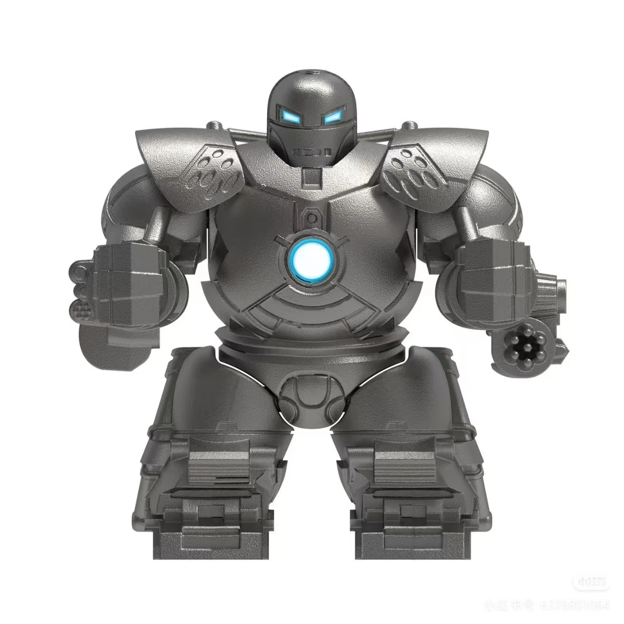 Big Building Blocks Superhero Iron monger Movable Assemble Action Figures Puzzle Collectible Model Doll Brick Ornament Toy Gifts