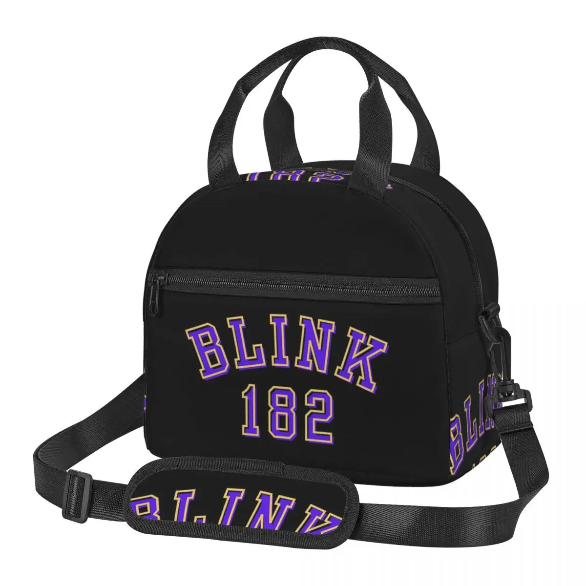 Blink 182 Punk Smile Lunch Bags Insulated Bento Box Portable Lunch Tote Picnic Bags Thermal Bag for Woman Travel