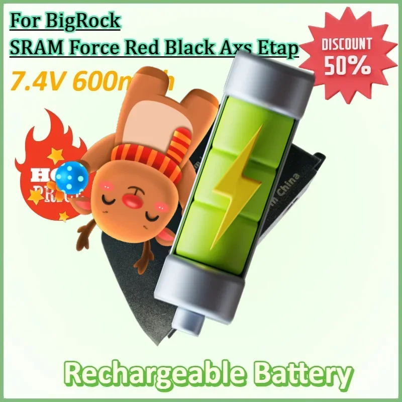 

7.4V 600mAh Battery for BigRock SRAM Force Red Black Axs Etap Replacement Wireless High Quality Battery Conversion