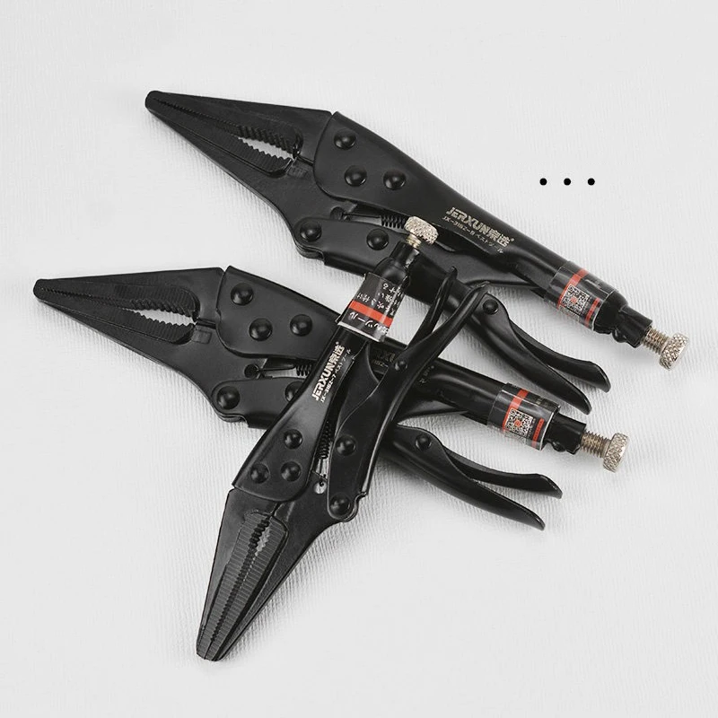 Needle Nosed Pliers Multifunctional Pressure Pliers Power Pipe Pliers Flat Mouth Pliers Quick Wrench Clamping and Fixing Pliers
