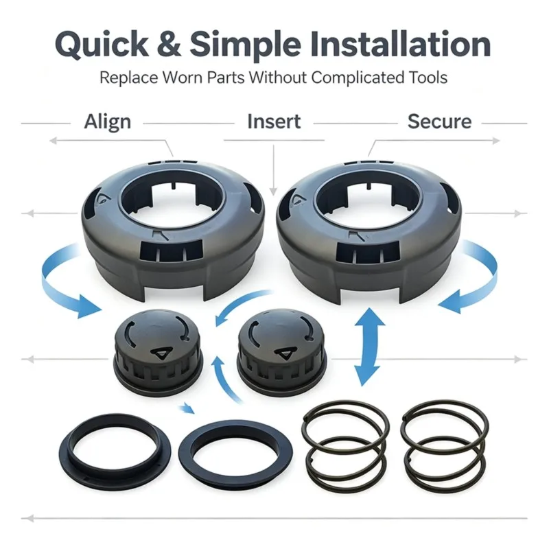 Replacement Parts String Trimmers For Kobalt KST2580-06 Durable Spare Accessories Kit For Efficient Lawn Maintenance