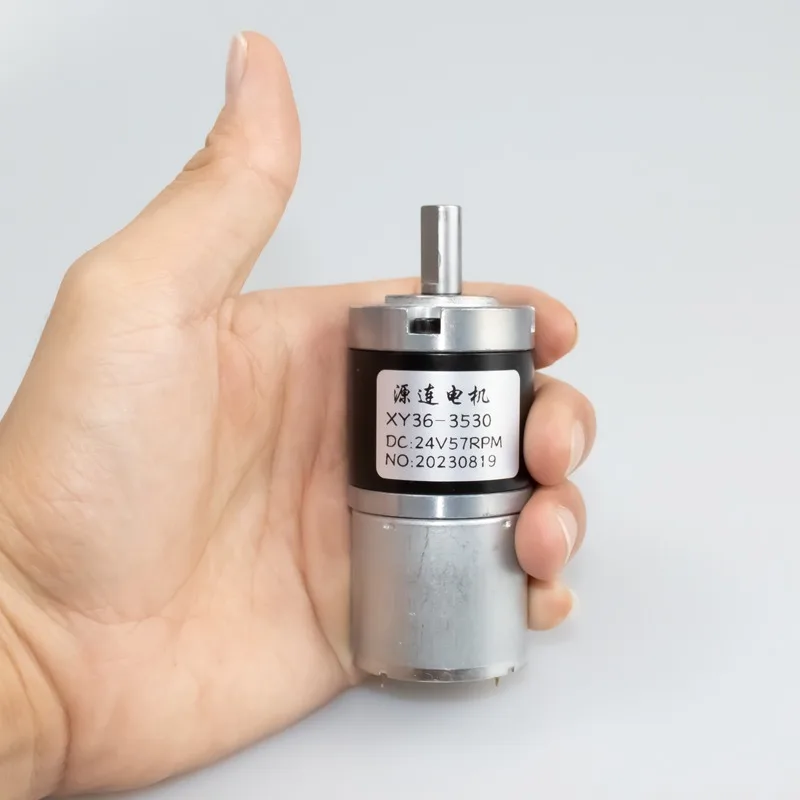 36GP-3530 قابل للتعديل سرعة محرك كهربائي تيار مستمر الكواكب موتور تروس معدني 36 مللي متر الكواكب والعتاد قابل للتعديل مصغرة تيار مستمر 12 فولت 24 فولت #4