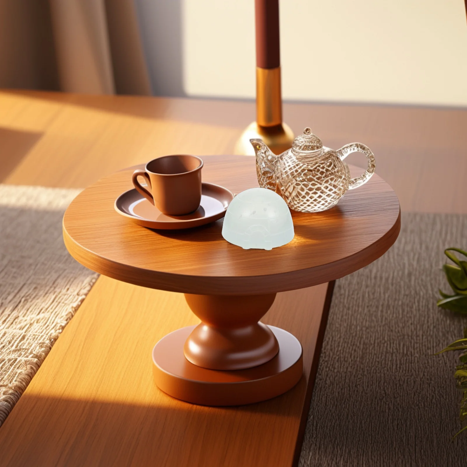 

4pcs Exquisite Mini Ice House Sculptures Unique Resin Figurines Landscape Decor Table Ornamental Statues