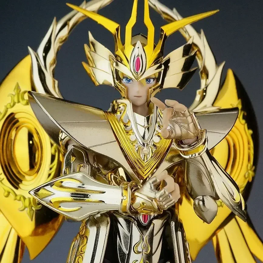 Saint Seiya S-Temple METAL CLUB MC model SAIRE EX 2.0 God Gold soul Saint God Virgo Shaka Metal Cloth with Totem+Lotus Base