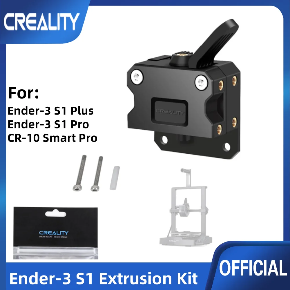 

CREALITY Original 3D Ender-3 S1 Plus Ender-3 S1 Pro CR-10 Smart Pro Extruder Kit 3D Printer Parts Metal Direct Extruder Kit