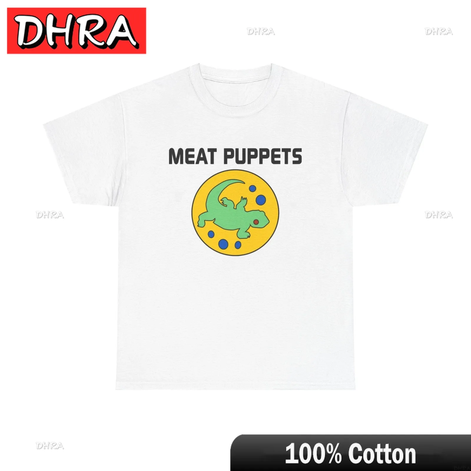 

Винтажная футболка с рисунком Meat Puppets, футболка унисекс из плотного хлопка, СОВЕРШЕННО НОВЫЕ футболки, современная уникальная городская одежда, топы Y2K, футболка