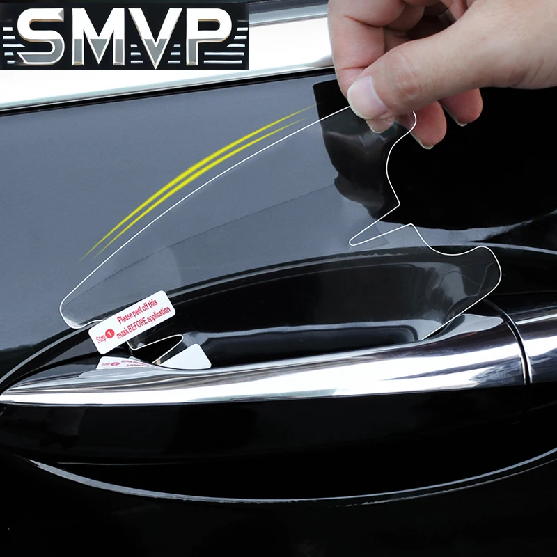 

Fit For 4pcs Car Door Handle Automobile Protective Films BMW F20 F30 F34 G20 F10 G30 X1 F48 X3 F25 G01 X5 F15 X6 Car Styling