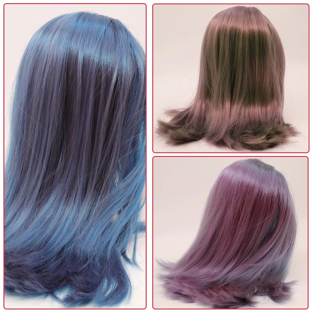 RBL ICY DBS Blyth Doll Scalp Heavy Metal Hair Wigs Including Hard Endoconch Dome OB24 ANIME GIRL