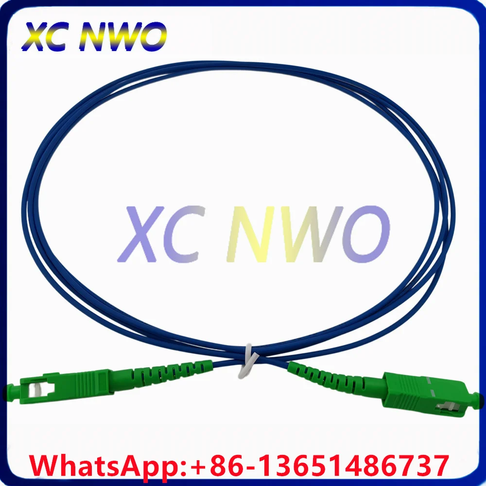 PATCHCORD SC/APC – SC/APC G657-A1 2mm  SIMPLEX  2M 4M 6M LSZH – BLUE Patch cord