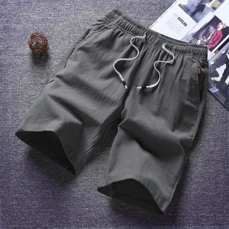 Men Running Fitness Fast Dry Tide Casual Five-point Men Summer Training Cotton Thin Basketball Pants Sports Shorts Skinny Shorts