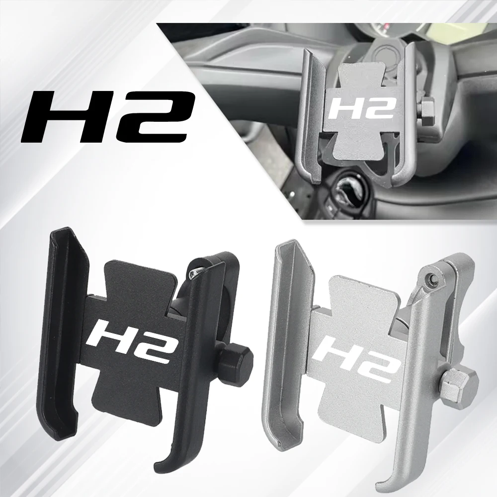 

For KAWASAKI H2 H2R H2-R H 2R 2015 2016 2017 2018-2024 Motorcycle Accessories Handlebar Mobile Phone Holder GPS Stand Bracket
