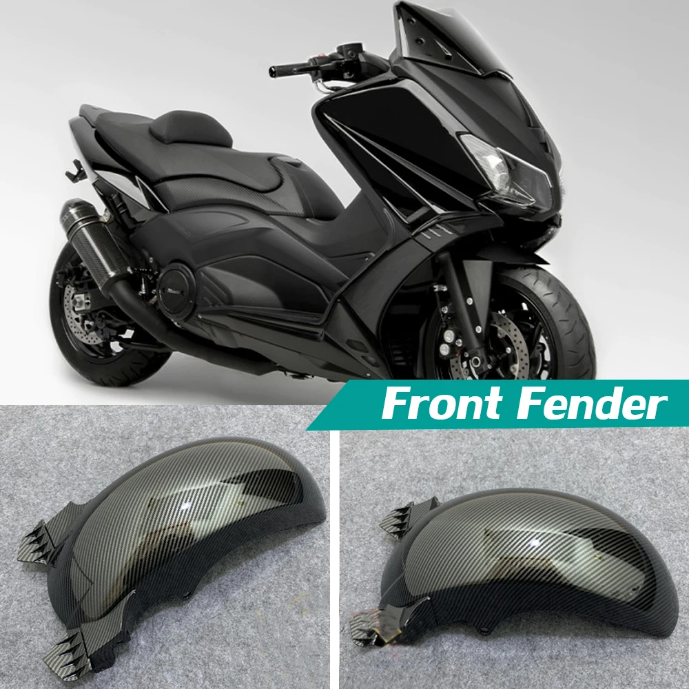 

TMAX 500 Front Fender Mudguard Hugger Tire Cover Splash Guard For Yamaha TMAX500 TMAX530 T-max 530 Accessories Moto Carbon Fiber