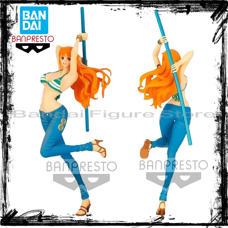 

In Stock Original Bandai One Piece LADY FIGHT Nami Combat Form Action Figure Toys for Kids Gift Collectible Model Toys Ornaments