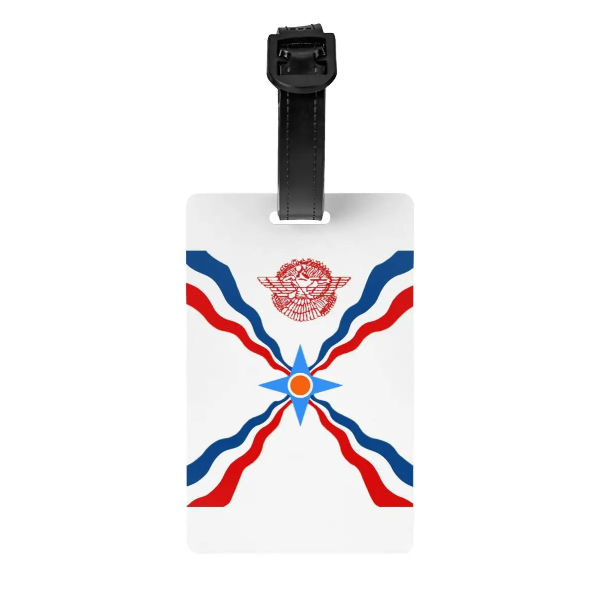 Assyrian Suryoyo Flag Luggage Tag Syriac Aram Suitcase Baggage Privacy Cover ID Label