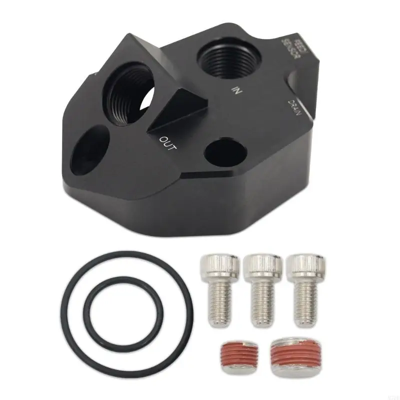 M76E-Fernfilter-Replacement-Adaptersockel mit Ablassanschlüssen für Ölleitungsarbeiten – Detail 9