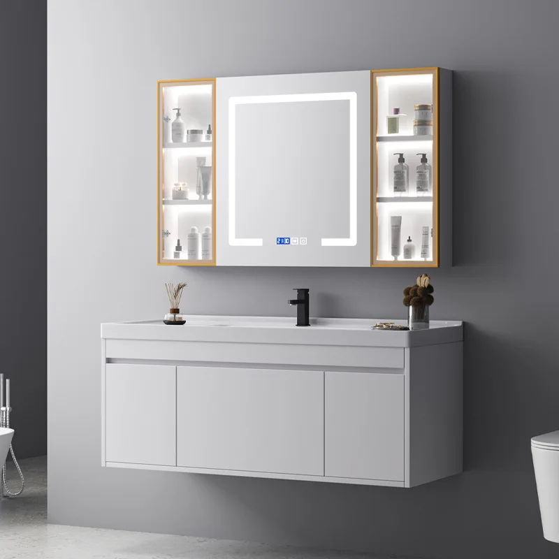 

Шкаф для ванной комнаты из массива дерева, туалет, умный умывальник, умывальник