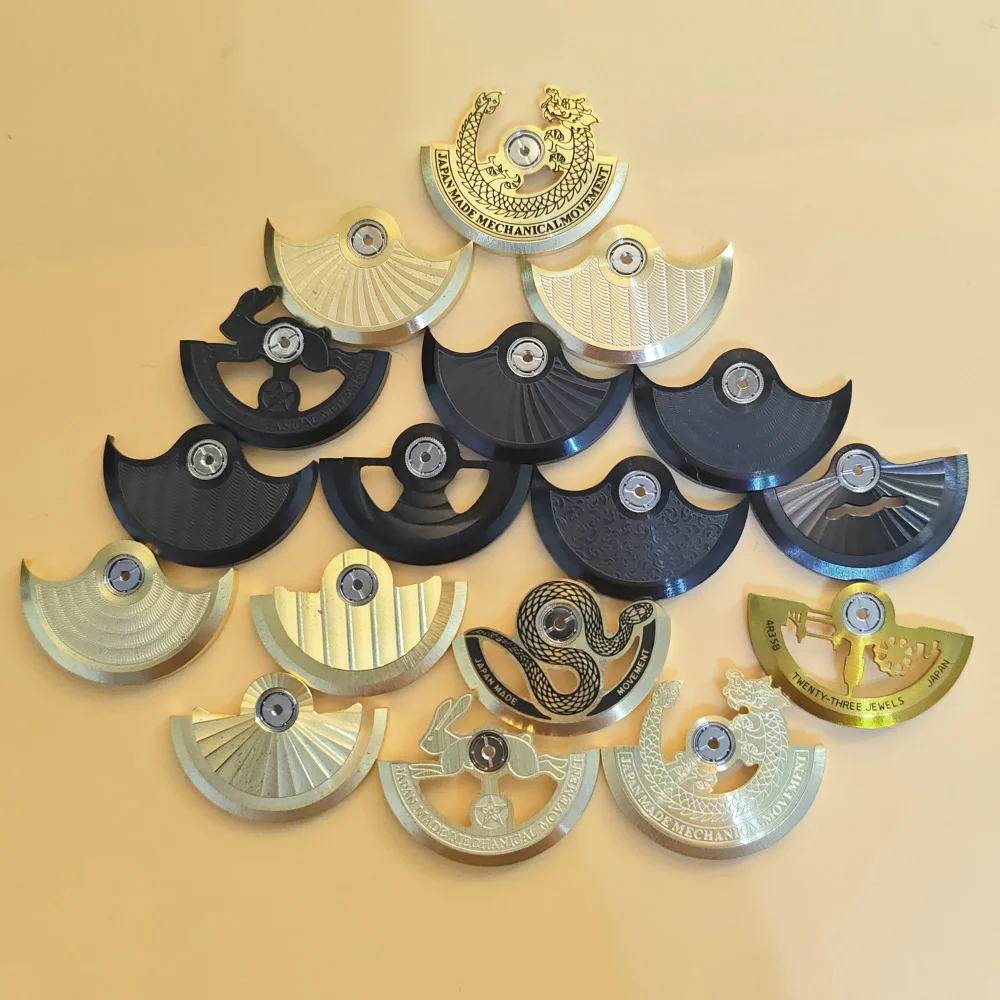 Customized NH36 NH35 Hammer Rotor Automatic Hammer Rotor Fit for NH34 NH35 NH36 NH38 4R35 7S26 Watch Movement Rotor Parts