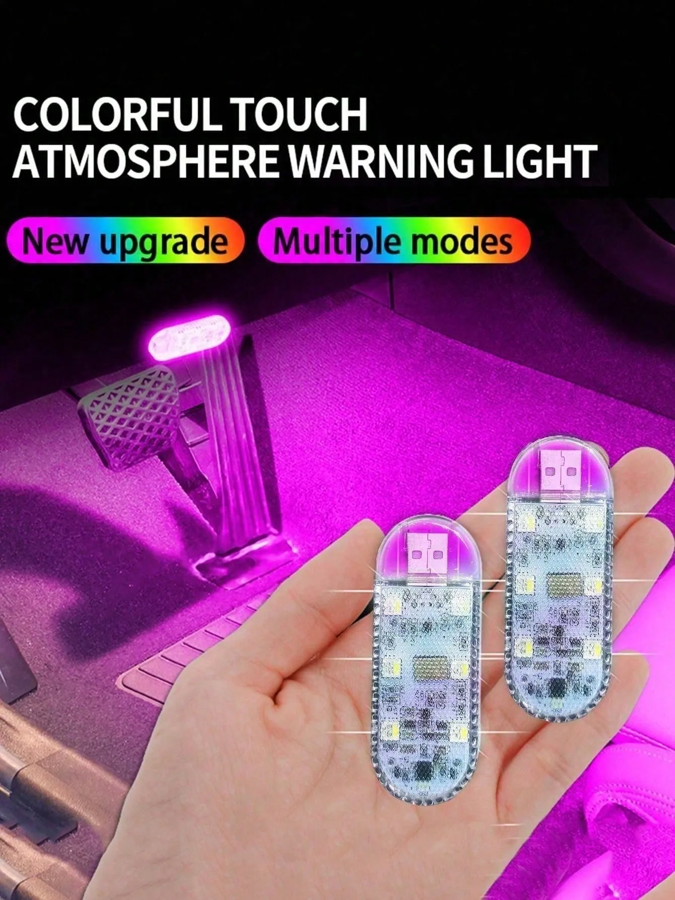 

New Car Ceiling Lamp Touch Sensor USB LED Interior light LED Lamp Reading Light Car Decorations Roof Interior Lighting