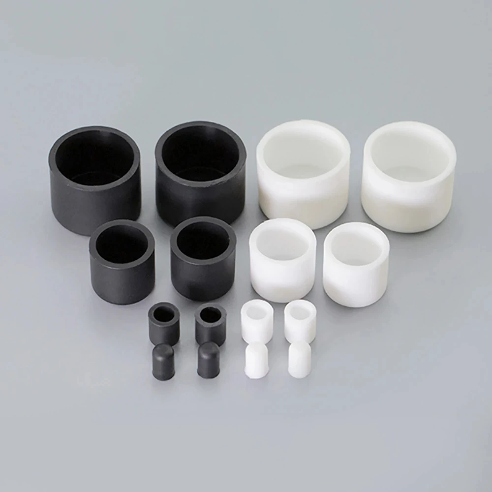 3.7mm-82.5mm White/Black High Temperature Silicone Rubber Sealed Caps O-ring Water Sealed Washer Round Hole Rubber Stoppers Plug