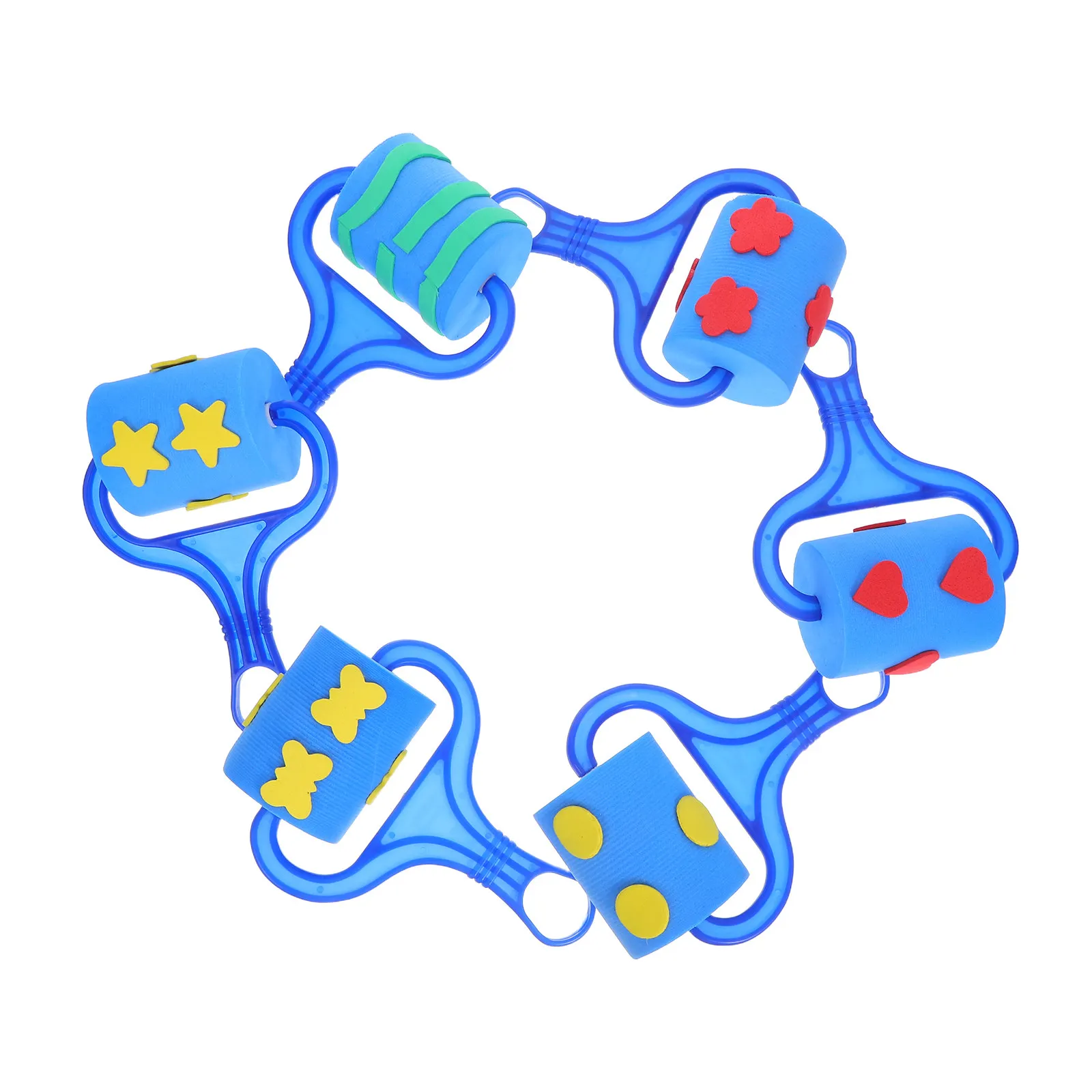 

6Pcs Children's Painting Roller Seal Set Safe Durable DIY Drawing Tools Fun Educational Graffiti Stamp Kit for Kids Creative Art