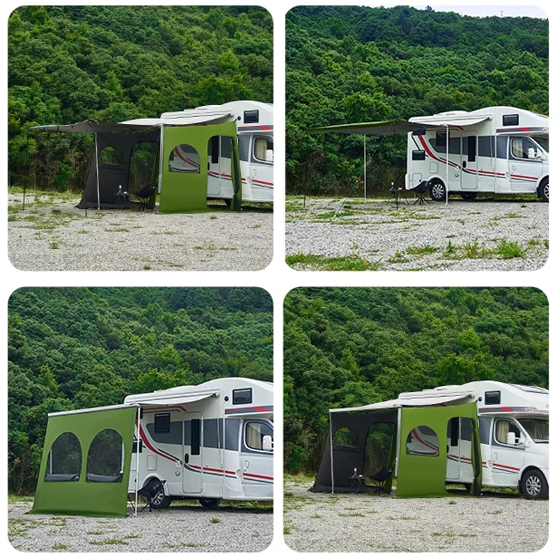 

RV side tent C type B type special awning Car side cloth side tent canopy outdoor self-driving tent 2-4M