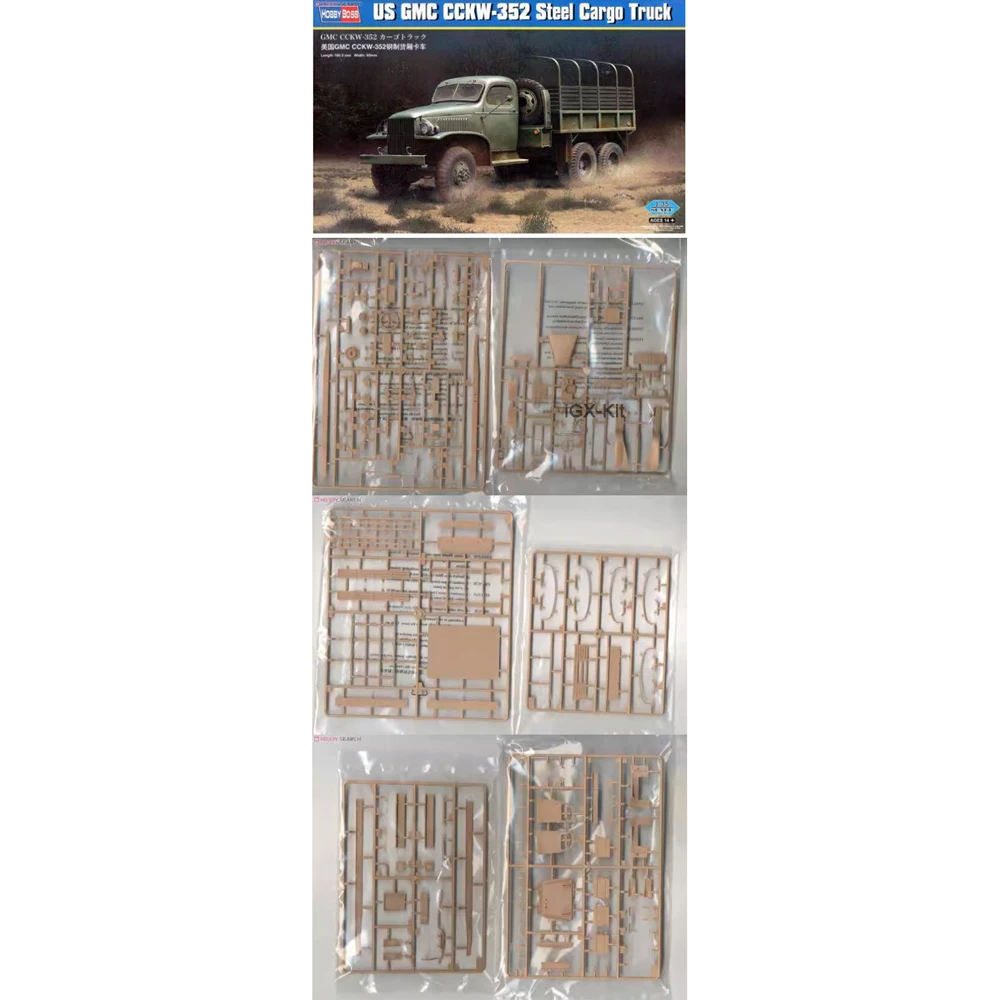 

Hobbyboss 83831 Масштабная модель 1/35: Американский грузовик GMC CCKW-352 CCKW352, коллекционная пластиковая сборная модель для сборки