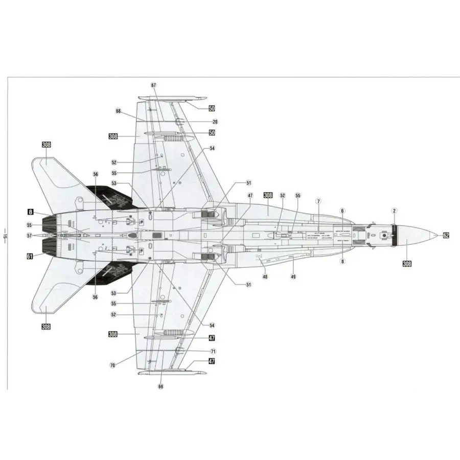 HASEGAWA HA07562 1/48 F/A-18D Hornet `VMFA-232 Red Devils 2025` (Plastic Model Kit)