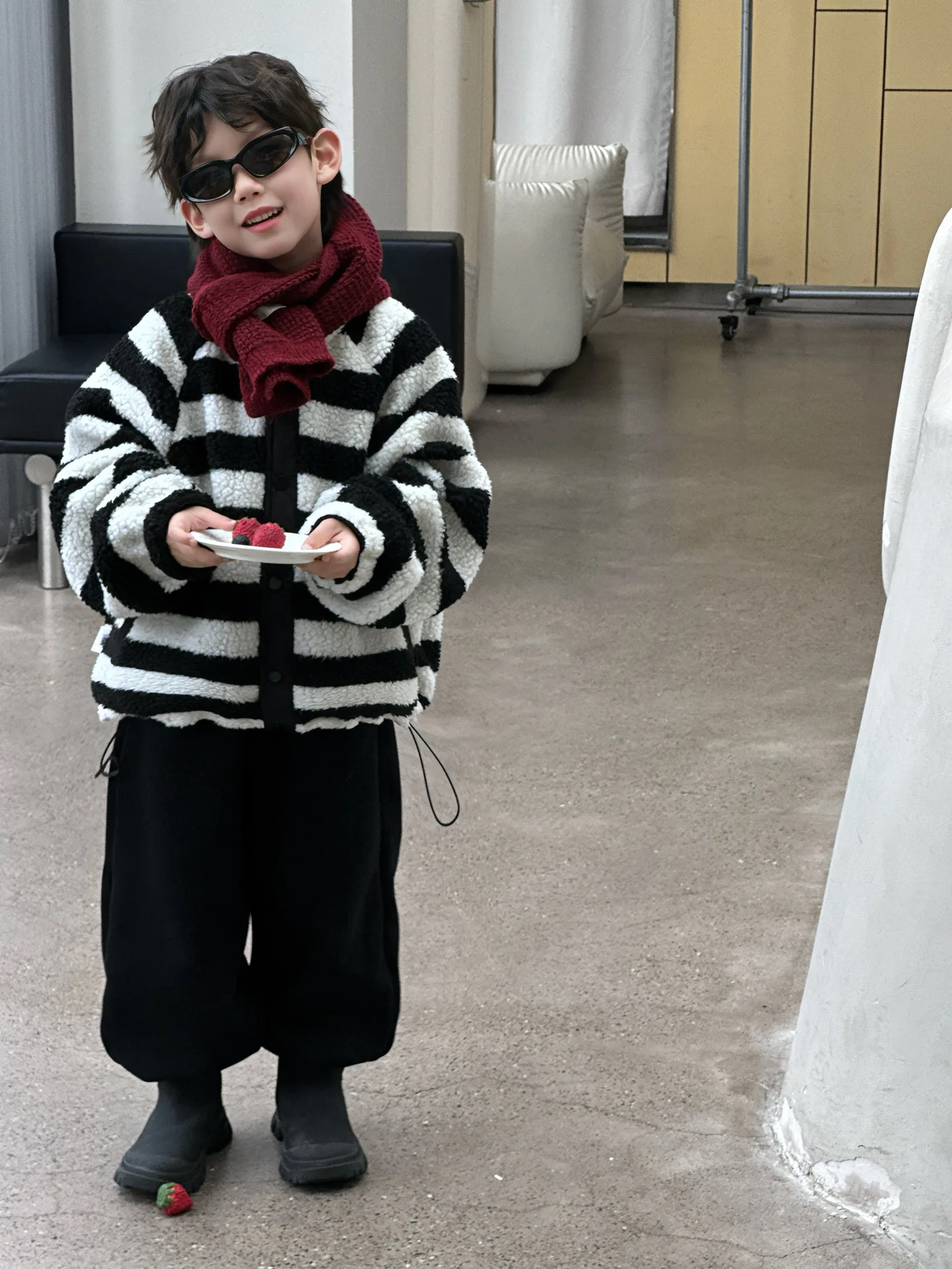 Children Clothing Fashion Design Sense All Match Coat 2024 Winter New Korean Style Boys Two Ways To Wear Thick Warm Casual Coat