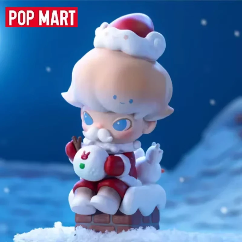 

POP MART Dimoo Letters From Snowman Series Blind Box Mystery Box Guess Bag Toys Doll Cute Anime Figure Desktop Ornaments Collect