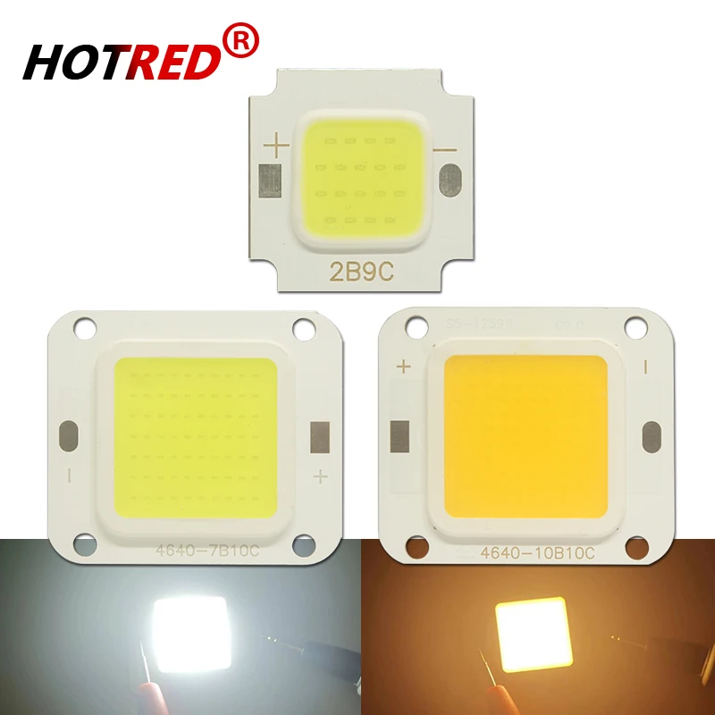 LED COB Chip 10W 20W 30W 50W 70W 100W DC30V 36V Backlight Diode Cold  Warm White Street Lamp Matrix For DIY Flood Light Bulbs