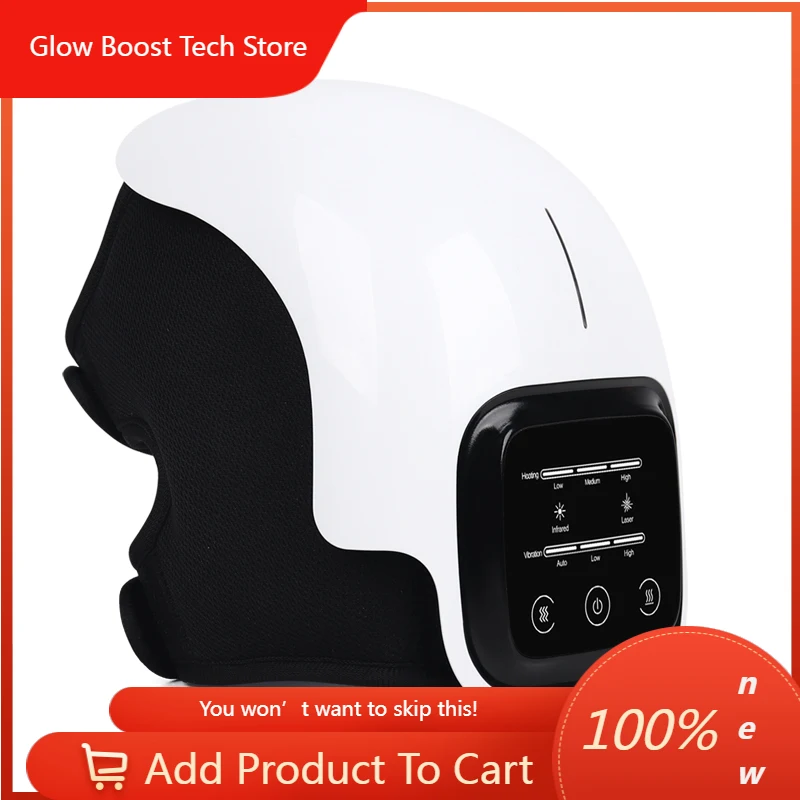 

NYUpdated Edition 3-in-1 Cordless Knee Massager with Heat & Red Light Therapy Equipment for Knee Pain Relief