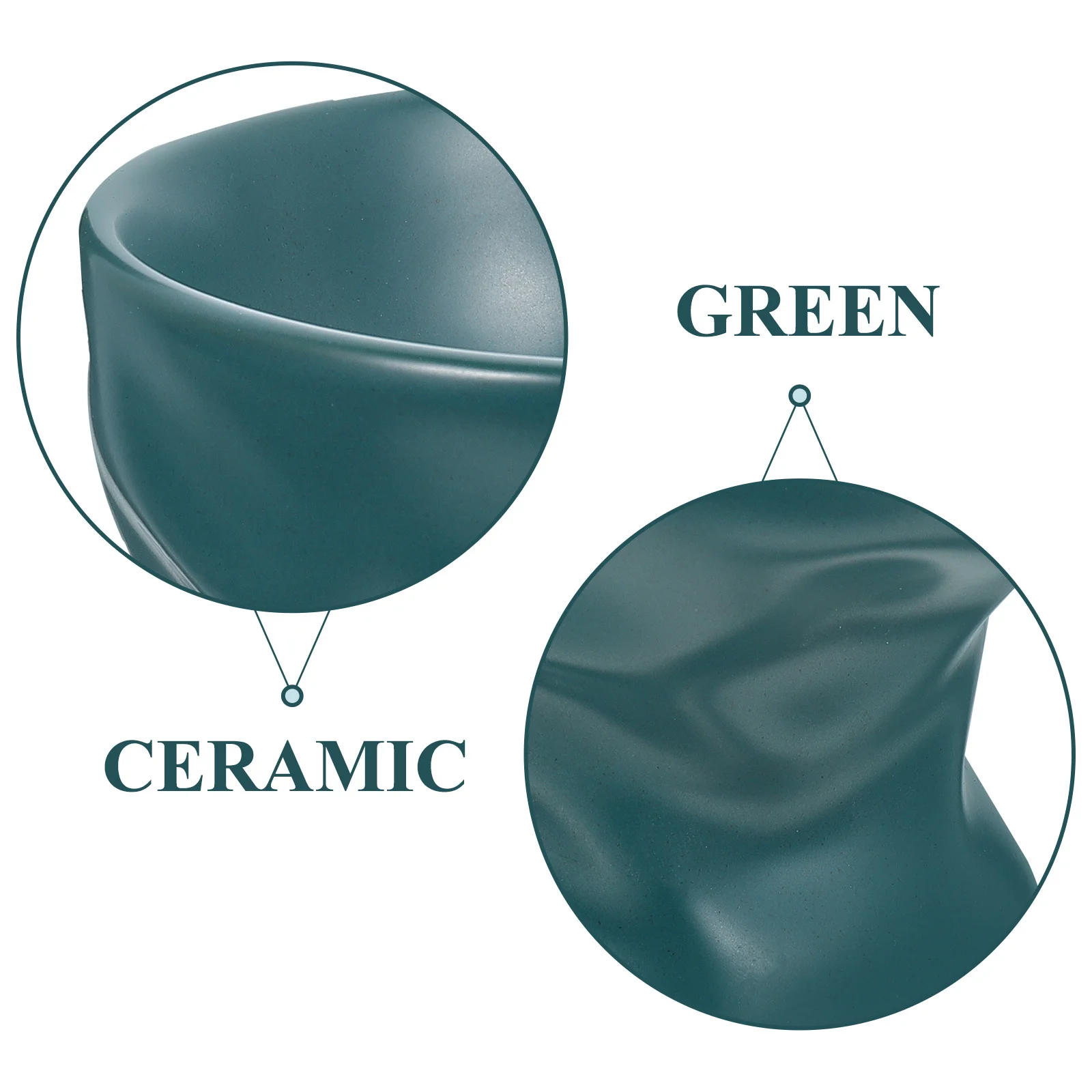 

Ceramic Salad Bowl Stylish Flower Shape Household Tableware Dessert Fruit Salad Soup Container Ceramic Bowl