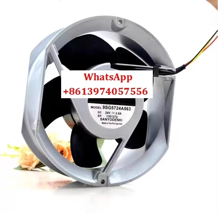 

9SG5724A563 24V 2.6A 17251 17CM Aluminum frame inverter Large air volume cooling fan