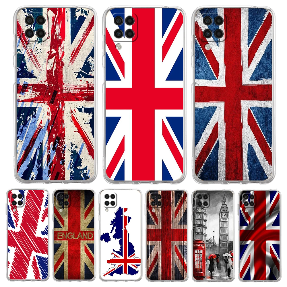 

England UK flags Phone Case for Samsung A13 A15 A25 A35 A51 A55 A71 A21S A11 A12 A31 A52 A41 A23 A53 A73 A32 5G A03S A05s Cover