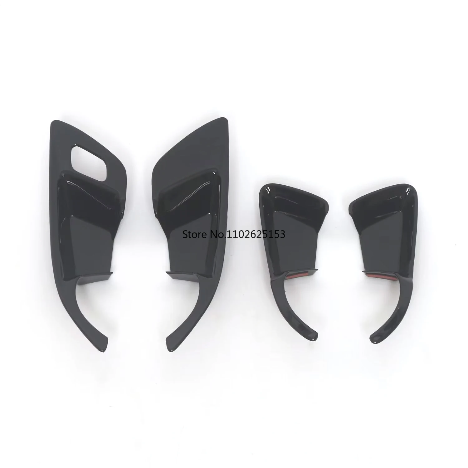 For Chevrolet Trax 2024+ ABS Carbon Fiber Protection Car Interior Door Handle Cover Decorative Accessories