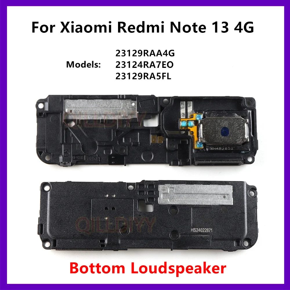 

Loudspeaker For Xiaomi Redmi Note 13 4G Bottom Loud Speaker Buzzer Ringer Module Replacement Parts