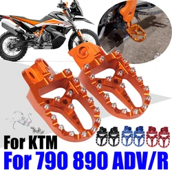 Motocross Foot Pegs Footrest Footpegs Foot Rests Pedals Parts For KTM 790 890 ADVENTURE R ADV 790R 890R 2019 - 2023 Accessories