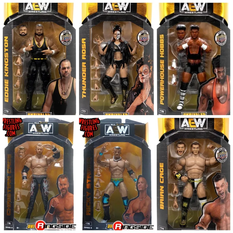 Aew Wrestling Figure Super Posable New Boxed  Collectible Toy Action Figure for Fans of Professional Wrestling