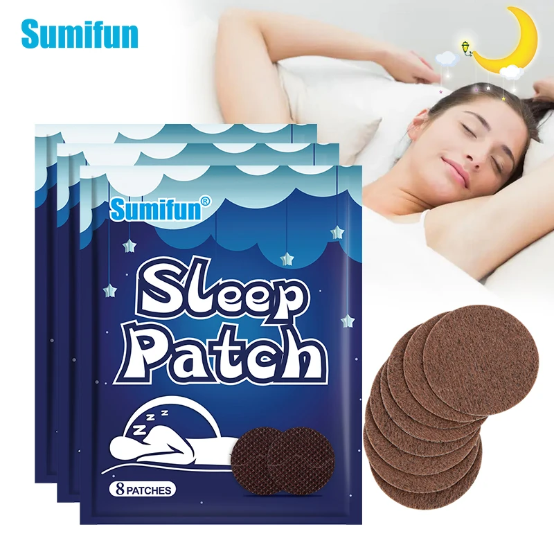 

8/16/24pcs Insomnia Stickers Herbal Medical Help Sleeping Patch Neurasthenia Soothing Sleep Aid Plaster Improve Sleep Quality